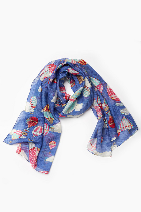 Langschal breit handrolliert